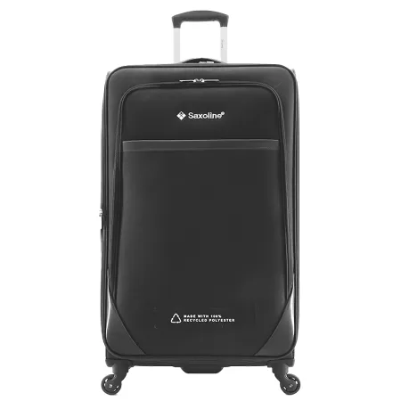 Duża walizka Saxoline Soft czarna 120l
